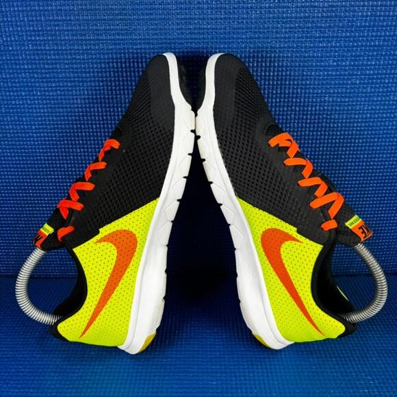 🔴 Nike Flex Experience RN 5 Kids-Boys Size 7YW Black Running Shoes 844995-002 - Picture 5 of 9